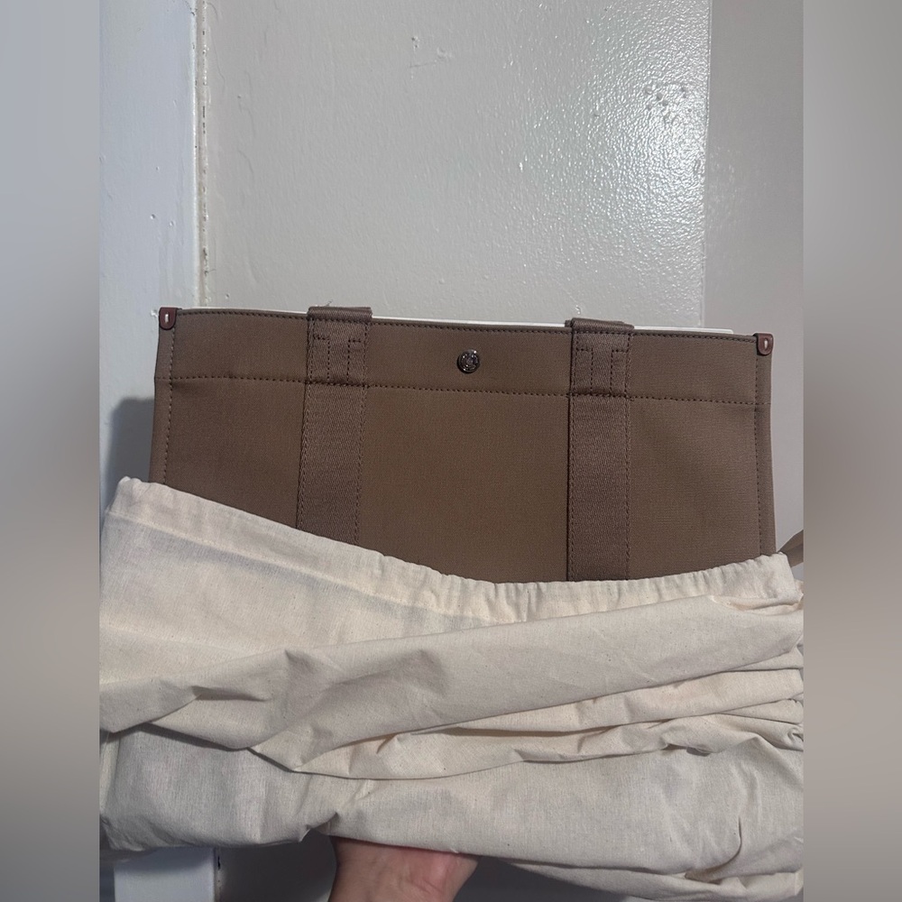 Tory Burch Tan Canvas Tote - Picture 2 of 7